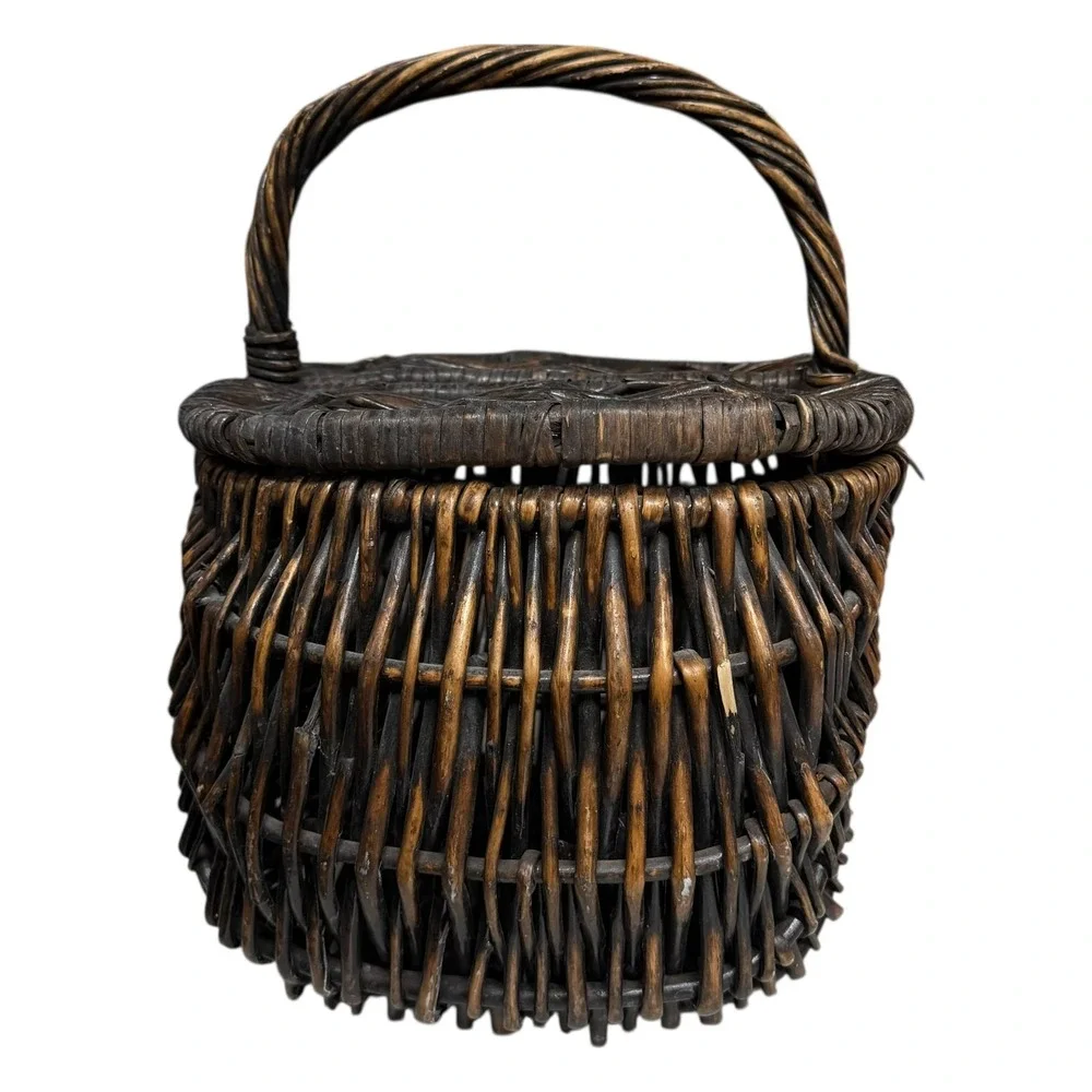 Source Unknown wicker lidded